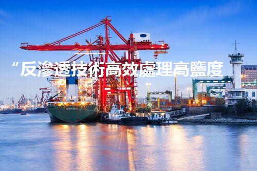 “反滲透技術高效處理高鹽度廢水，綠色環(huán)保新篇章”